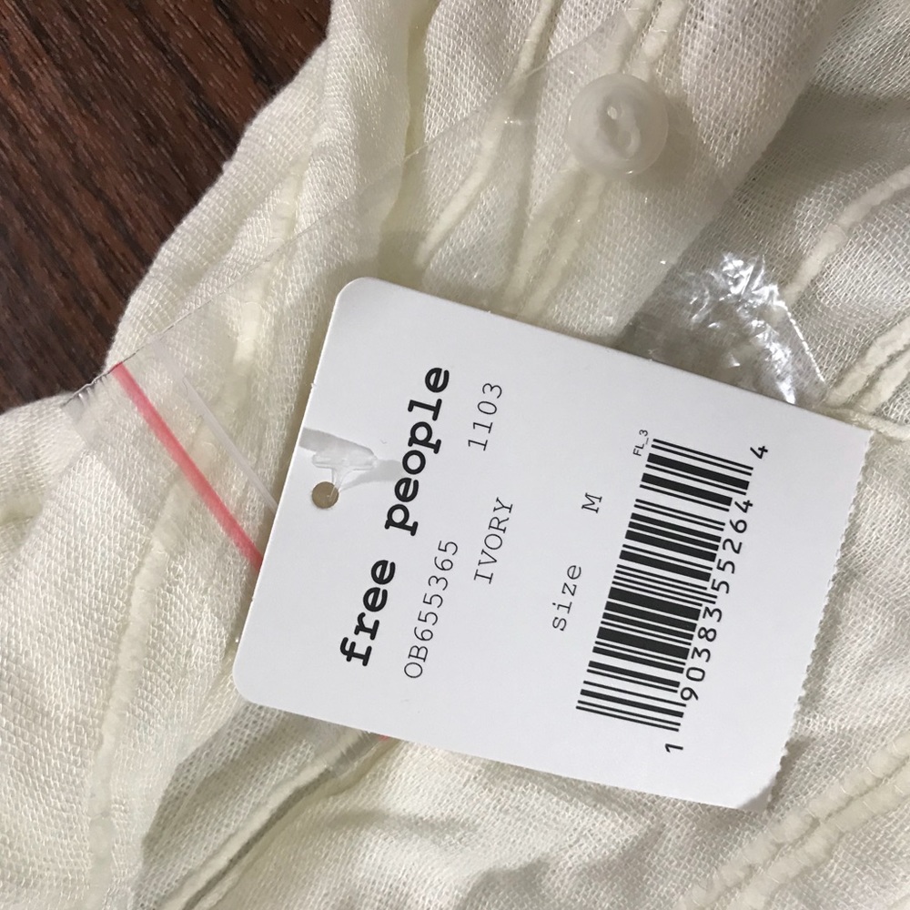 Free People Cozy Nights Button Up Oversized Tunic - Picture 6 of 8